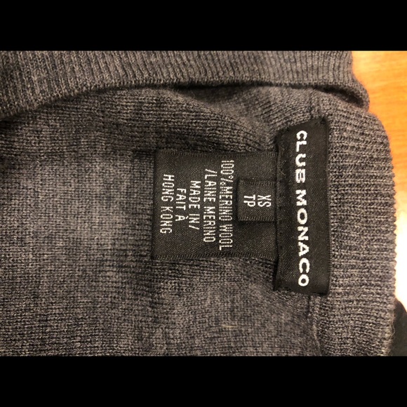 CLUB MONACO diamond print sweater - Picture 5 of 6